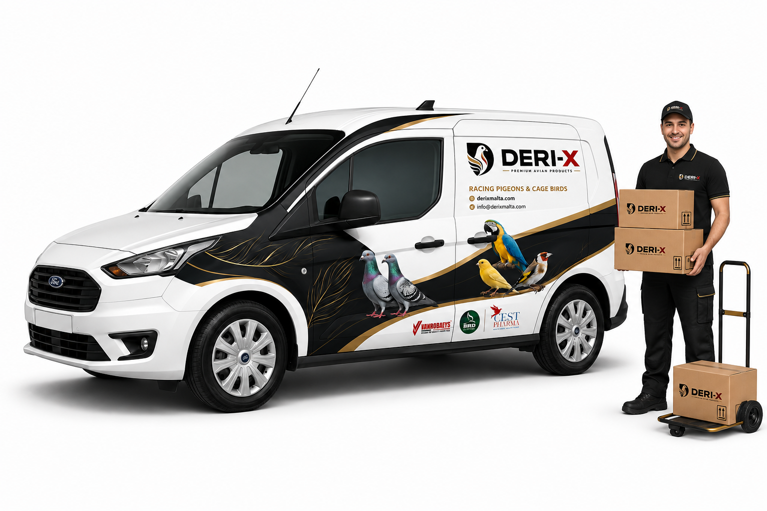 Deri-X delivery van